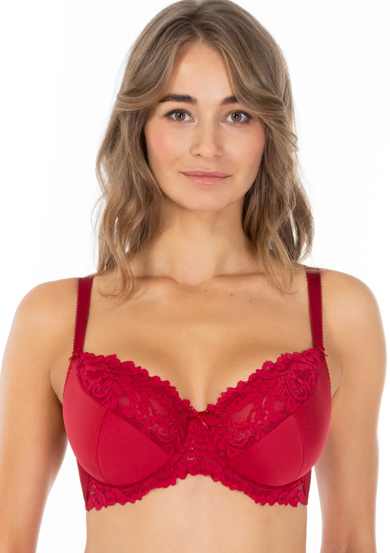 σουτιέν δαντέλα κόκκινο
