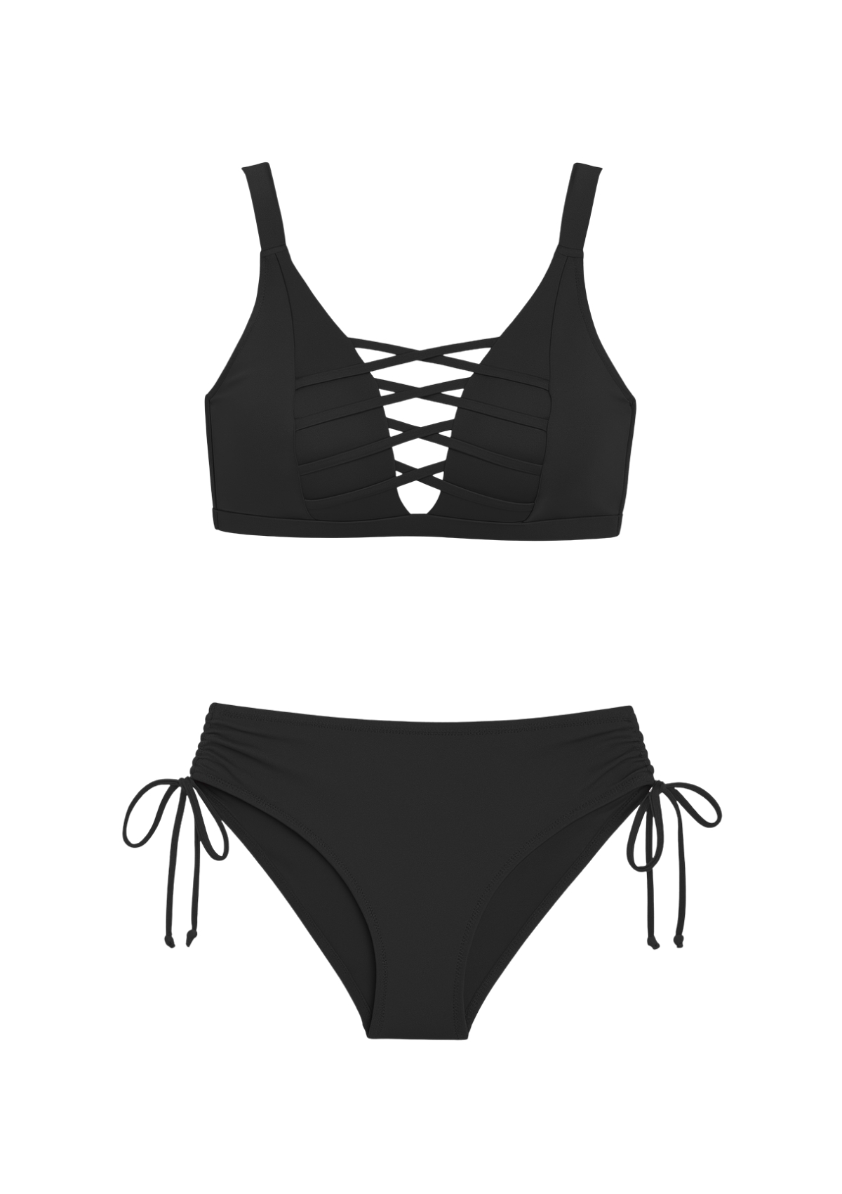 Pierre Cardin Χιαστί Μπικίνι Μαύρο
