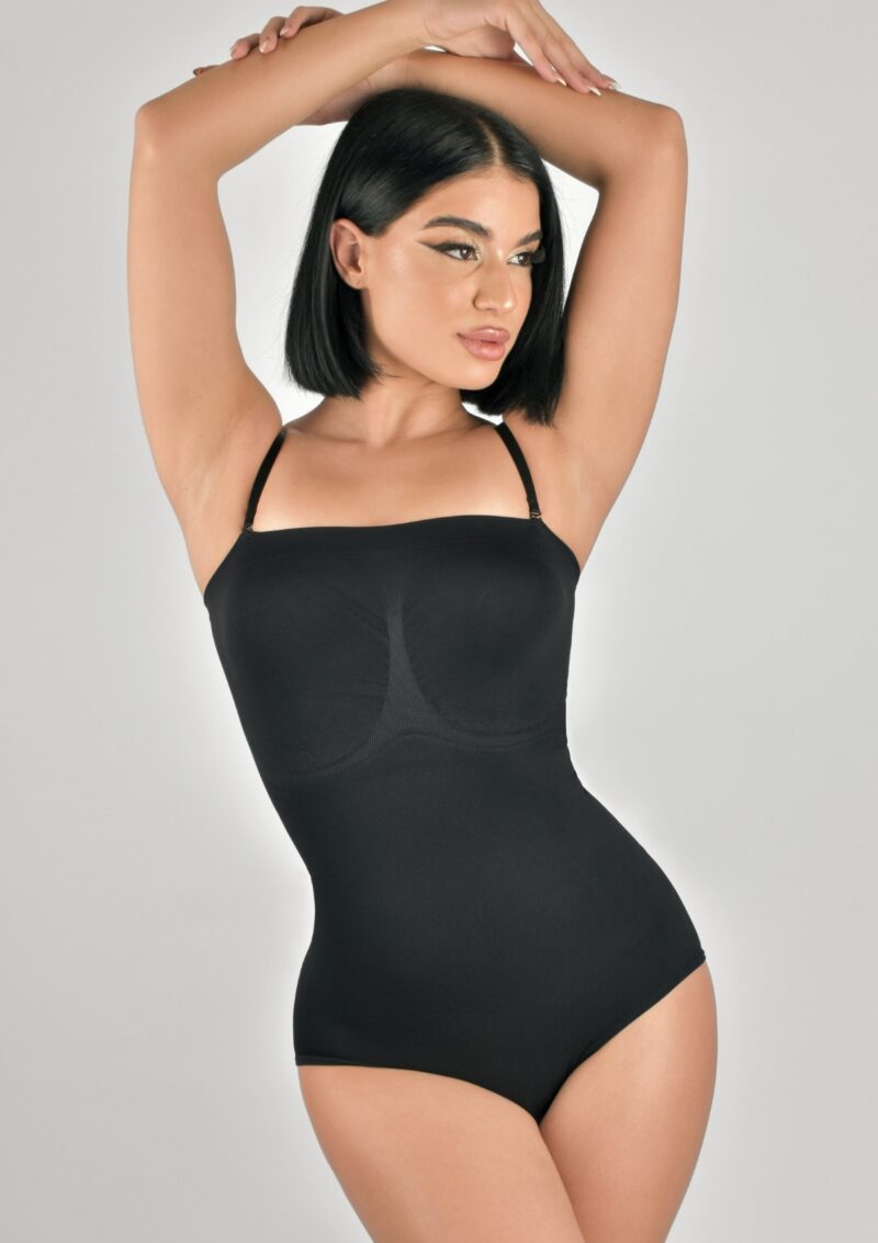 BodyFlow Strapless Shaping Brief Bodysuit - Image 10
