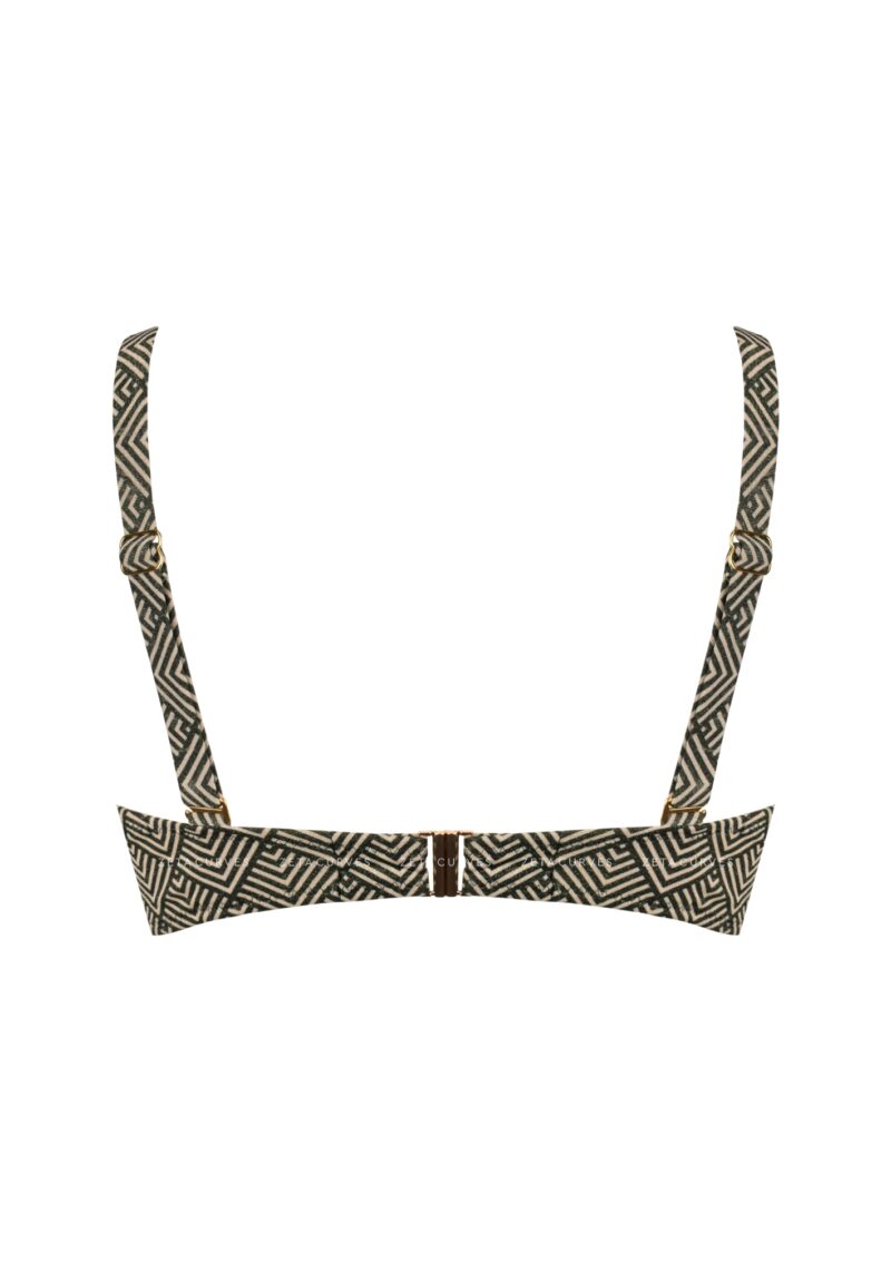 Crool Bikini Top Cup E Geometrical Black - Image 2