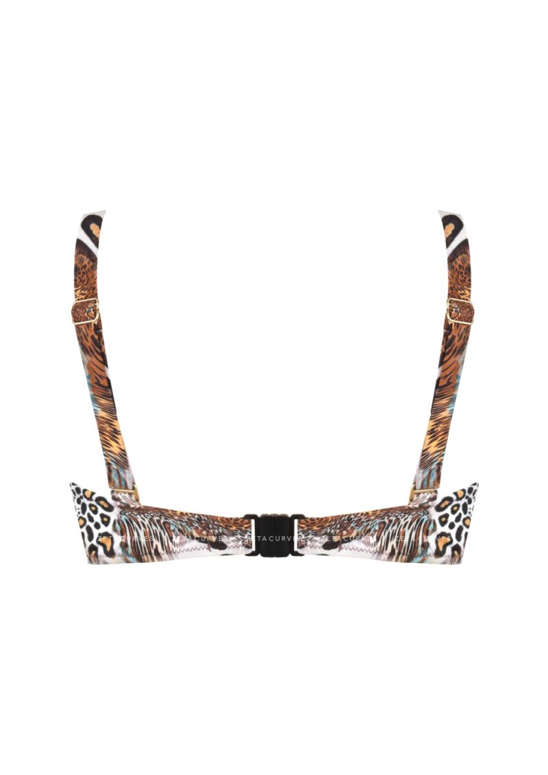 Crool Bikini Top Cup E Leopard - imagine 4