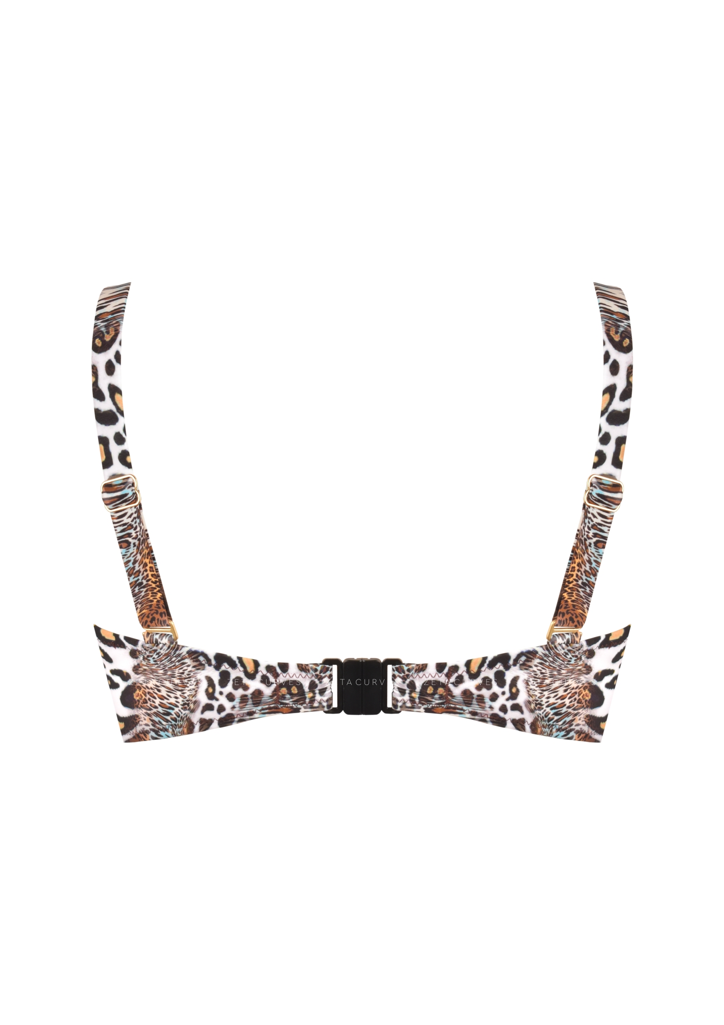 Crool Strapless Bikini Top Cup D Leopard - Image 5