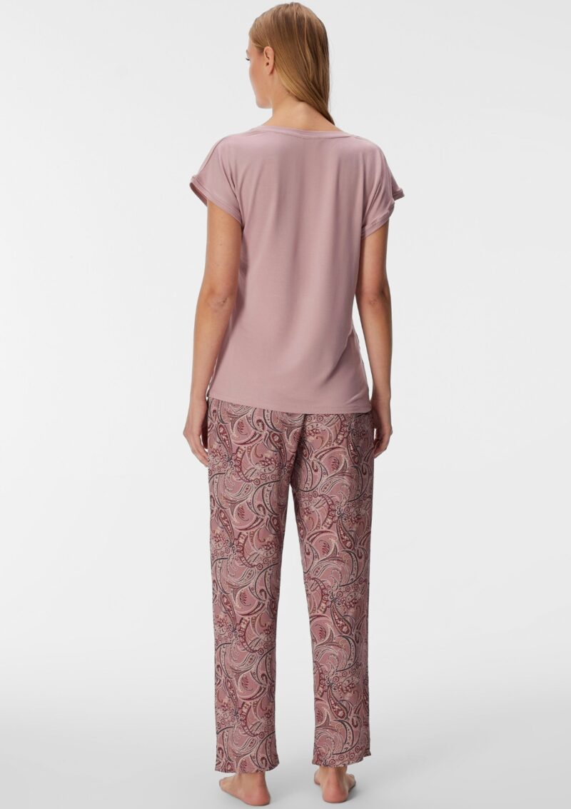 GoldenBay Women’s Pajama Boho Pink - Image 2