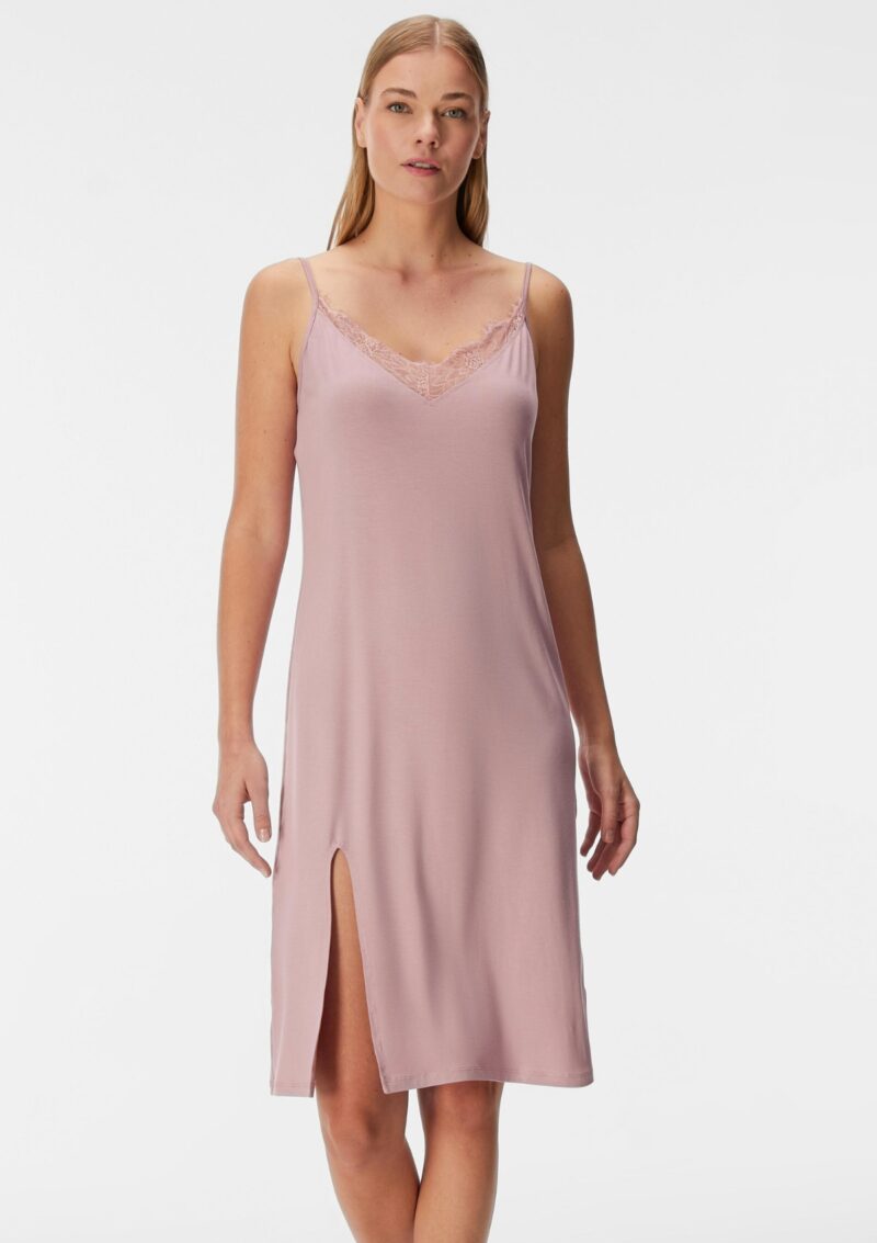 GoldenBay Women's Nightgown with Robe Boho Pink - Image 4