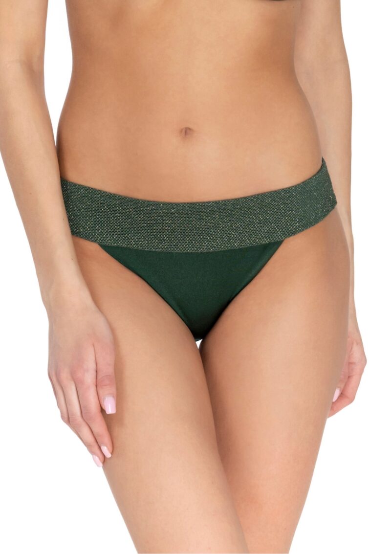 Capri Bikini Slip Green - imagine 2