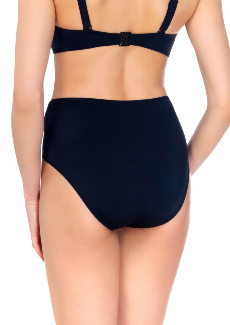 Seaside High Waisted Bikini Slip Black - Image 3