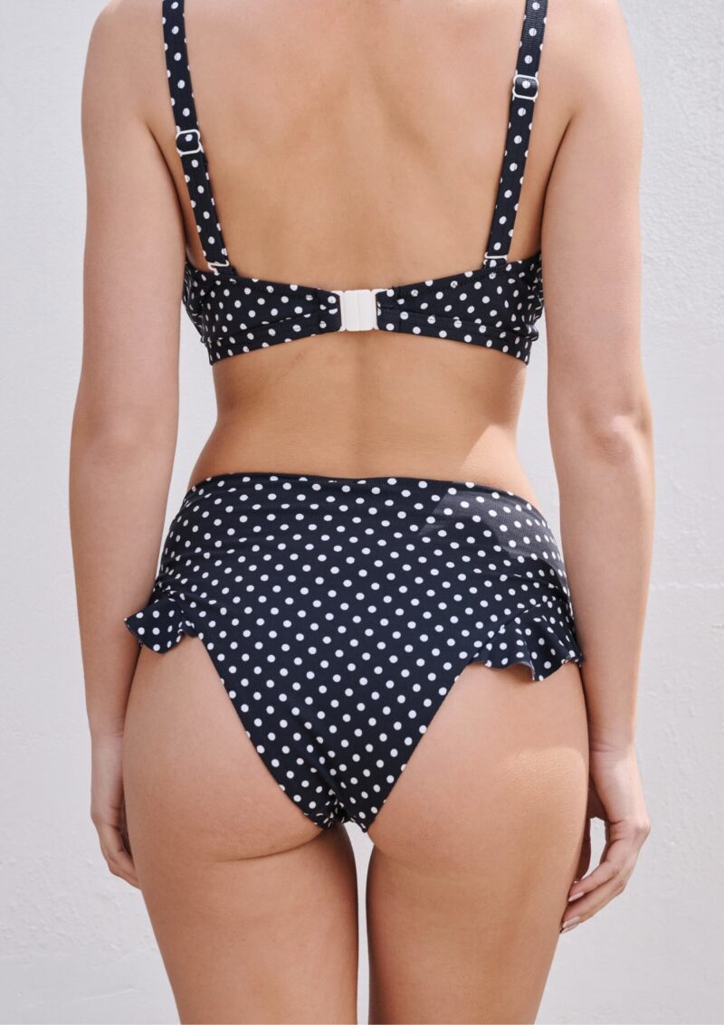 High Waisted Bikini Slip Polka Dot - Image 3