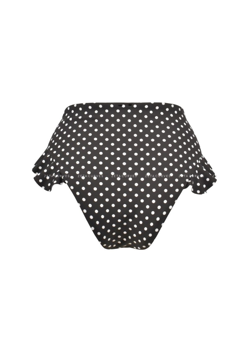 High Waisted Bikini Slip Polka Dot - Image 4