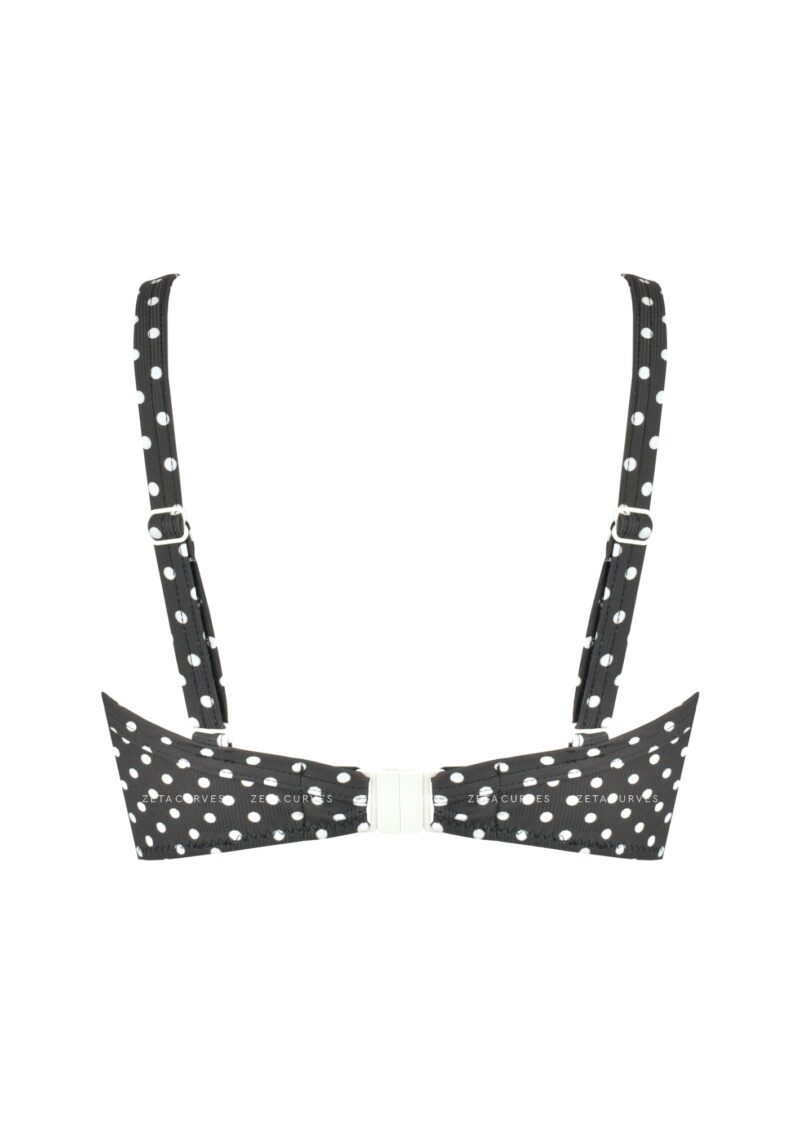 Strapless Bikini Top Polka Dot Cup E - Image 7