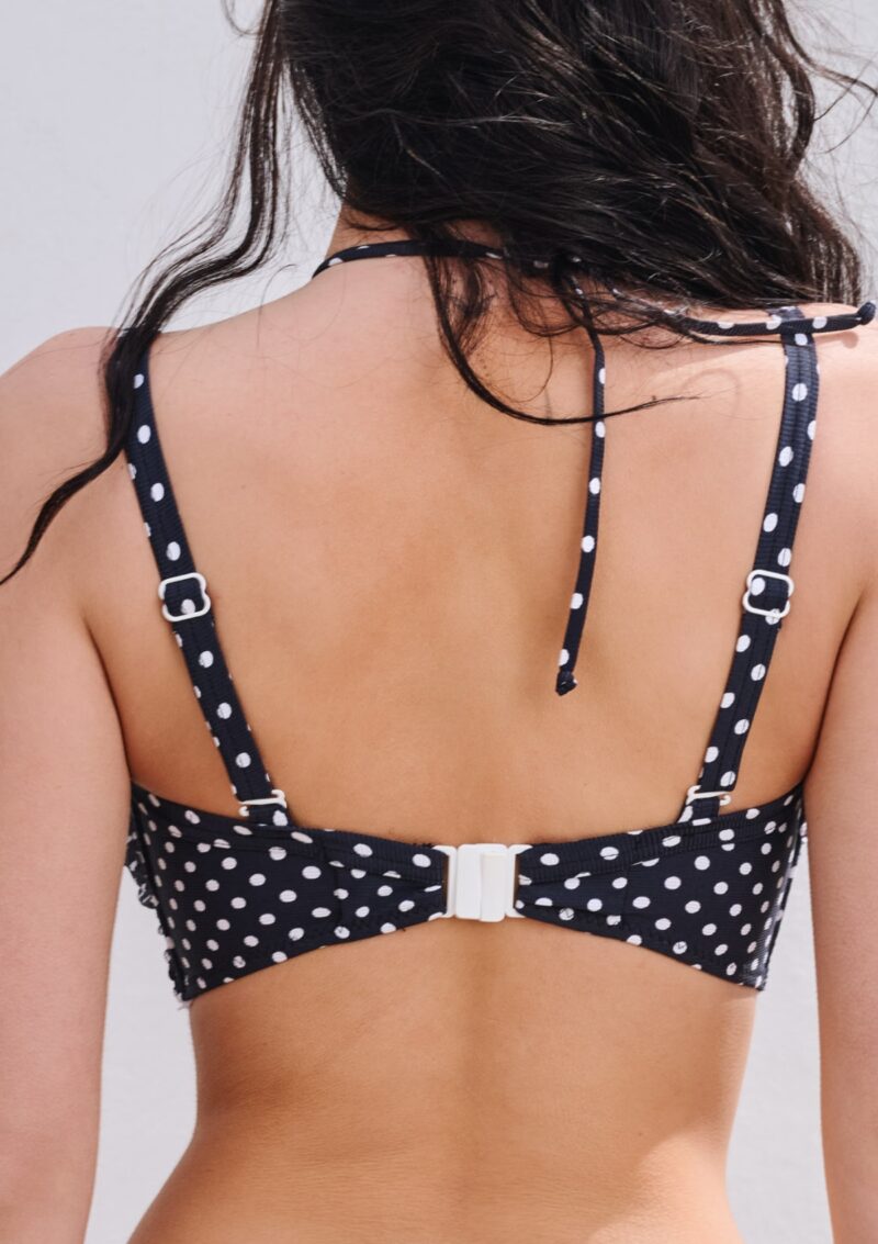Strapless Bikini Top Polka Dot Cup E - Image 5