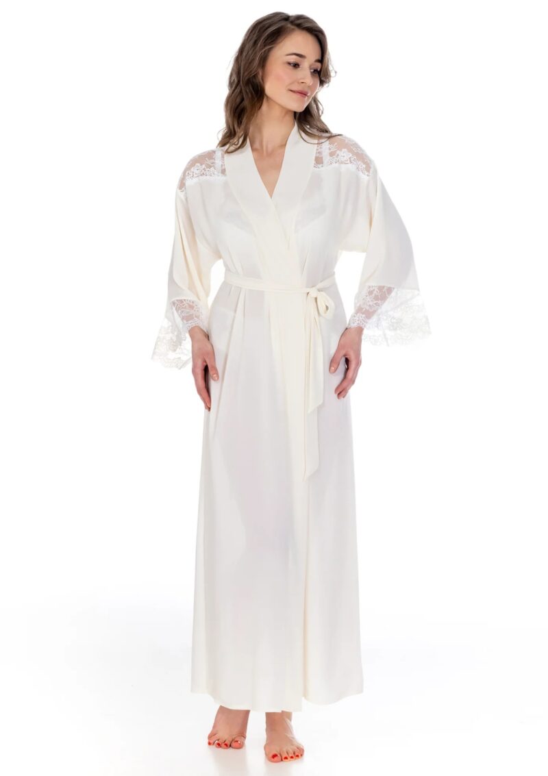 bridal maxi robe