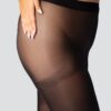 καλσόν plus size μαύρο λεπτομέρεια