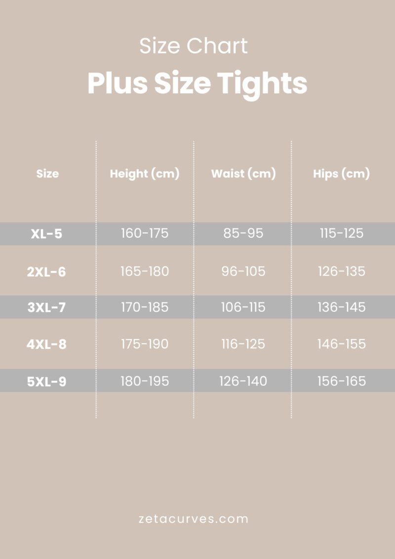 Plus Size Tights 50 DEN Black - imagine 4
