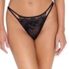Black Lace Thong