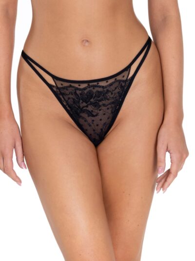 Black Lace Thong
