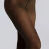 gold glitter tights