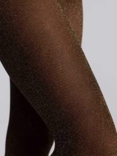 καλσόν με χρυσό γκλίτερ