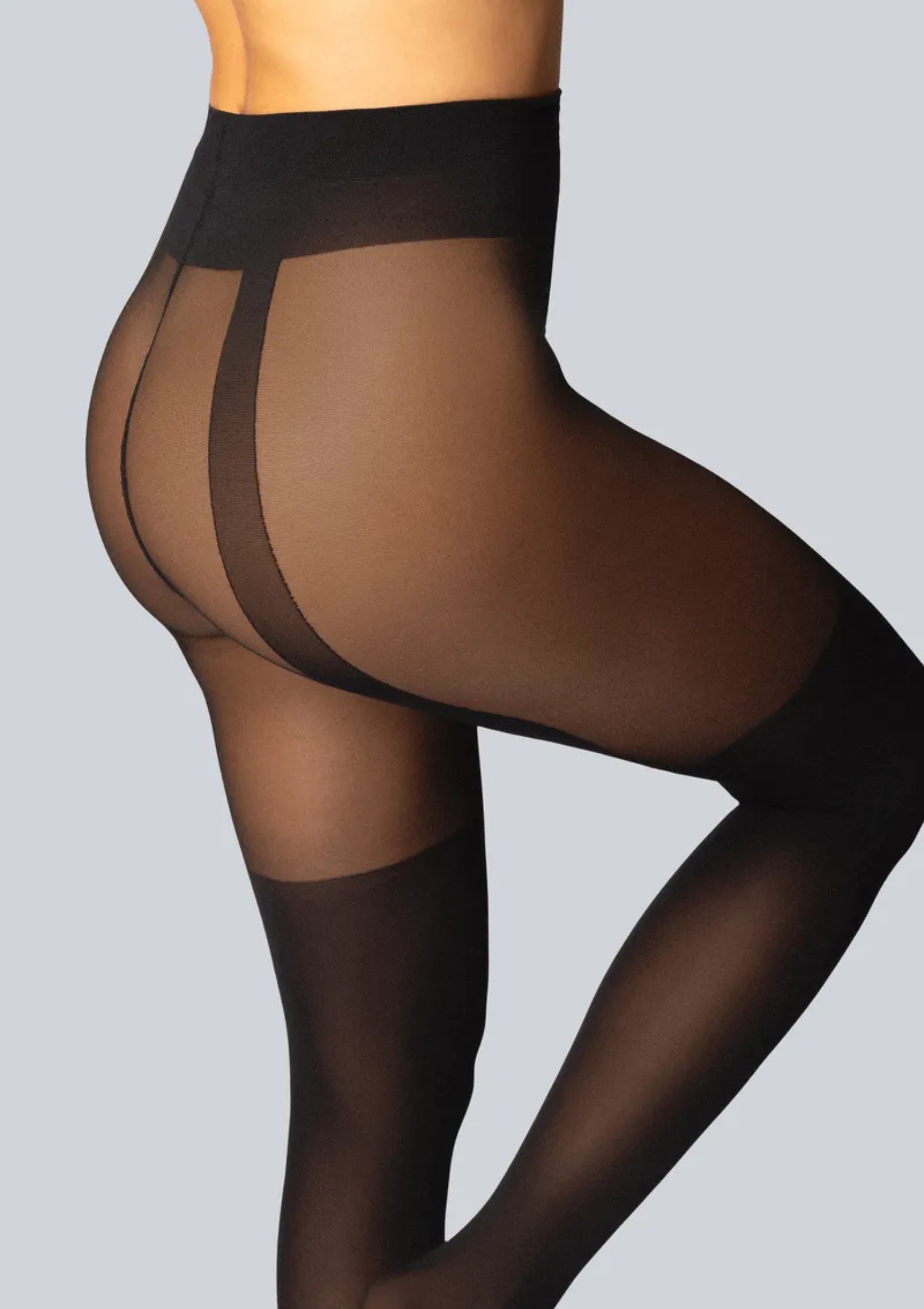 καλσόν με σχέδιο ψηλής κάλτσας